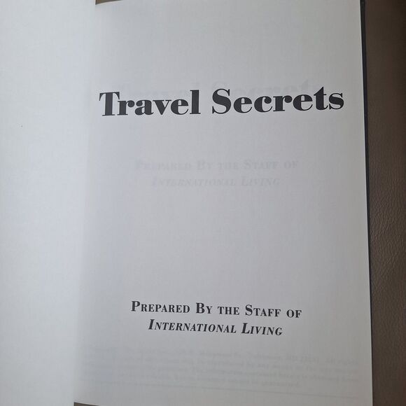 Travel Secrets 1995 International Living Hardcover Book World Travel Guide - Picture 5 of 14